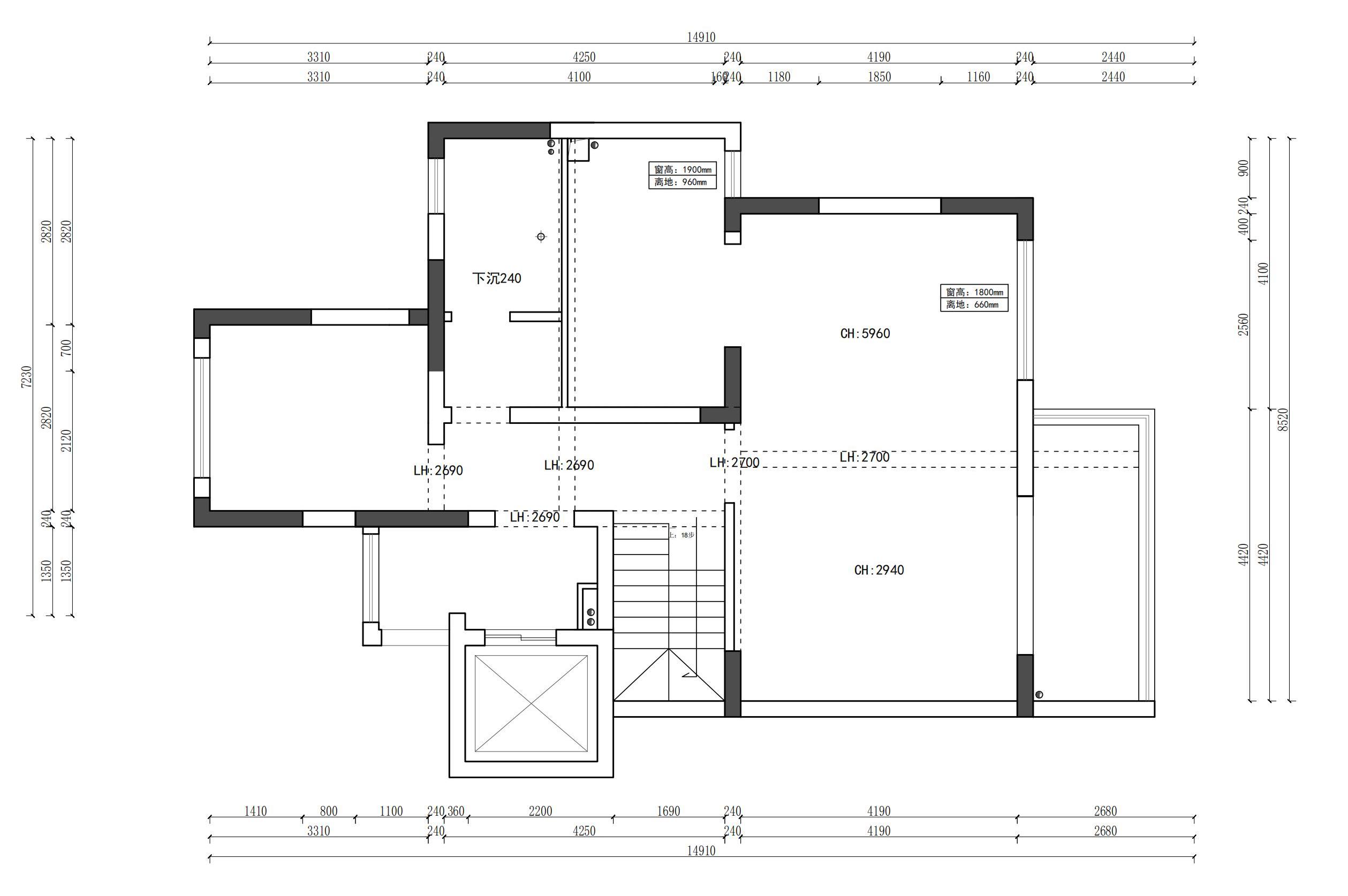 天馨花(huā)園原房屋戶型圖