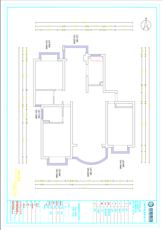 西部秀苑原房屋戶型圖