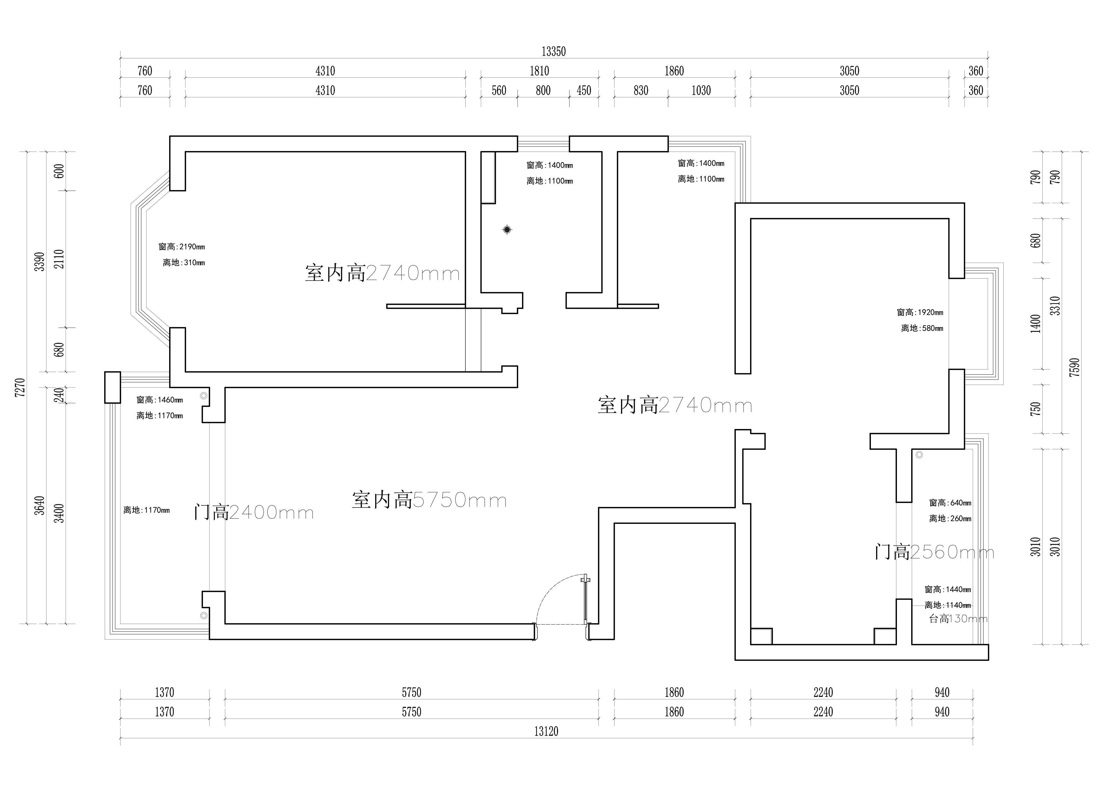 錦三角花(huā)園原房屋戶型圖