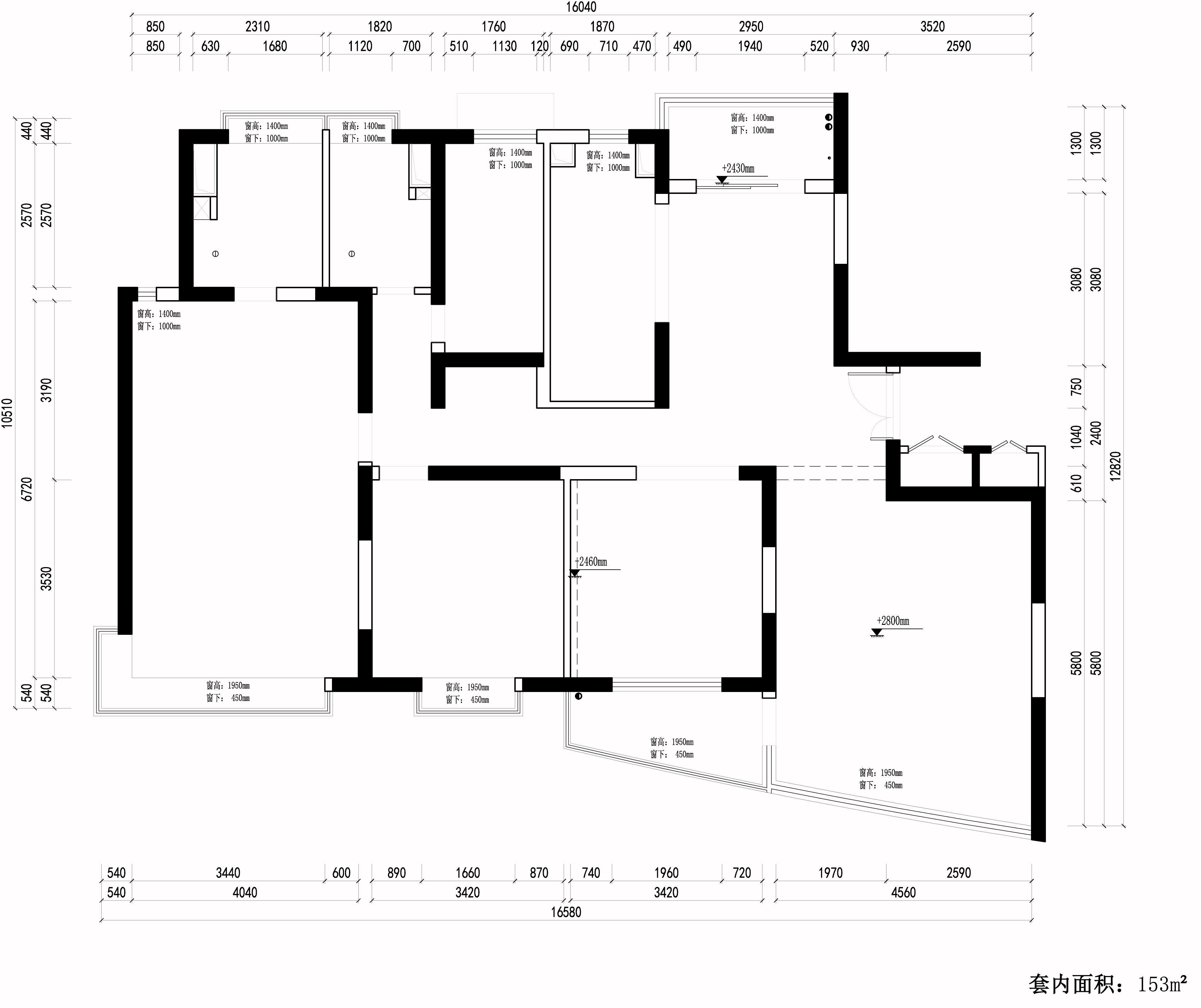 香梅花(huā)園原房屋戶型圖