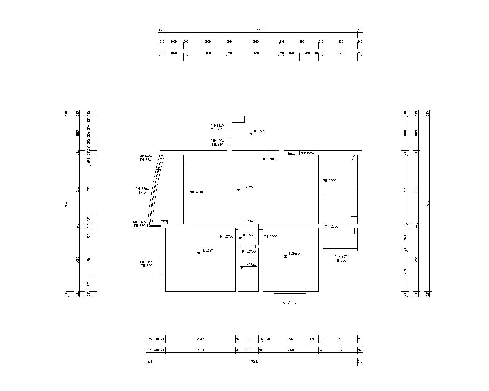 名(míng)都新(xīn)城原房屋戶型圖