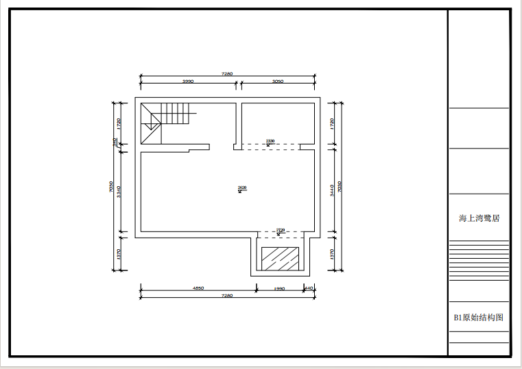 海上灣鹭居原房屋戶型圖