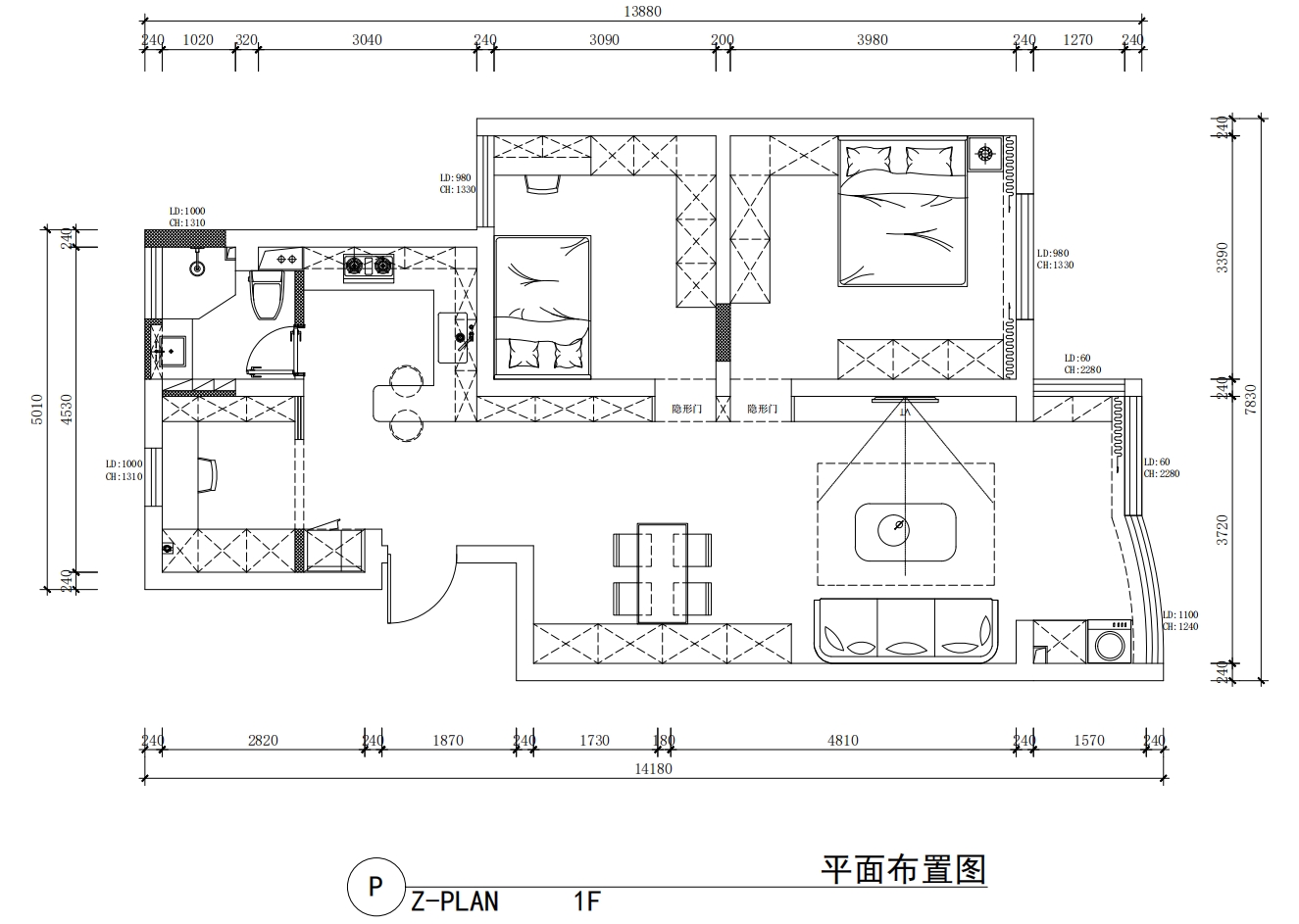 凱旋花(huā)園戶型分(fēn)析圖