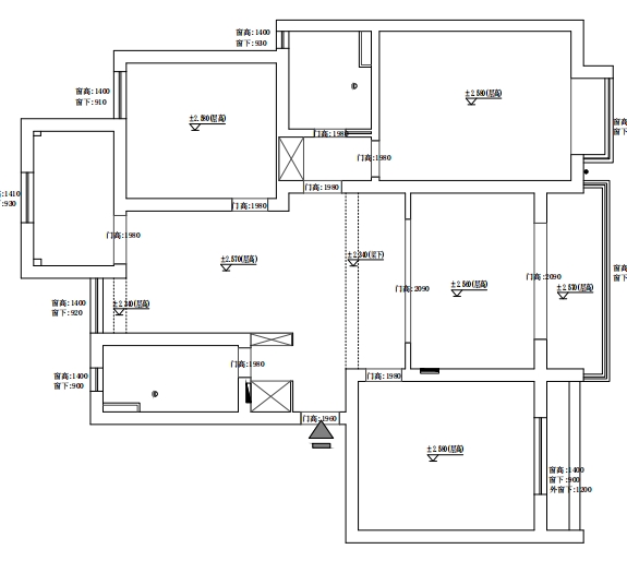 月亮灣花(huā)園原房屋戶型圖