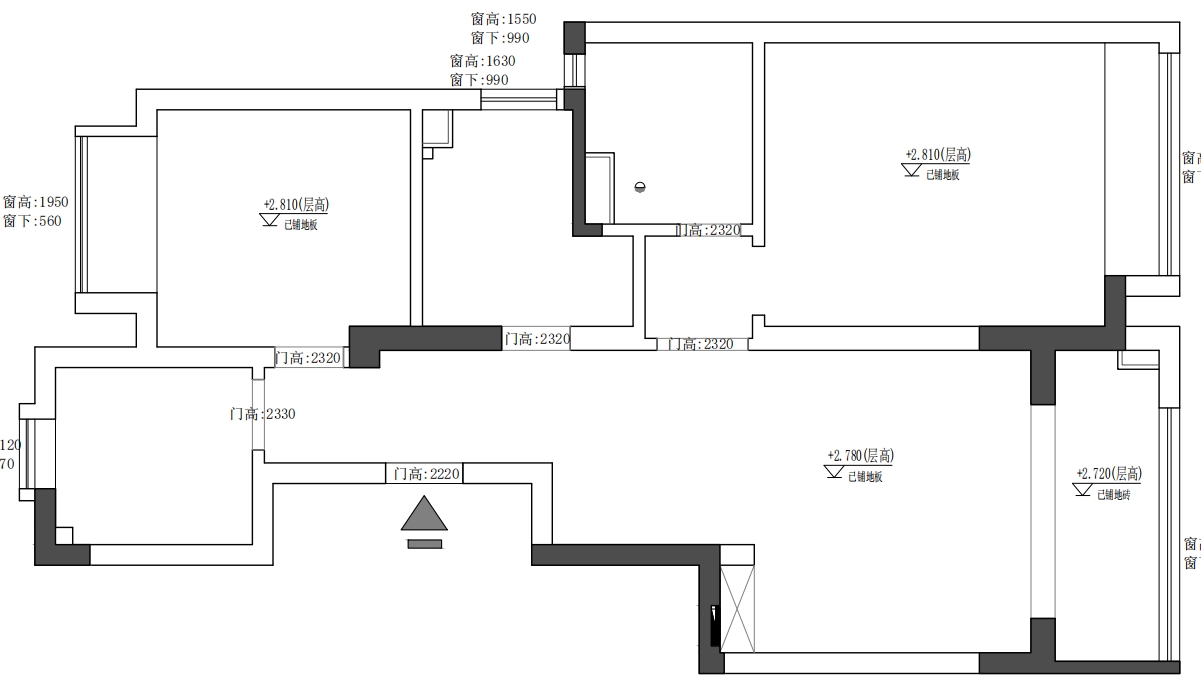 綠城玉蘭公(gōng)館原房屋戶型圖