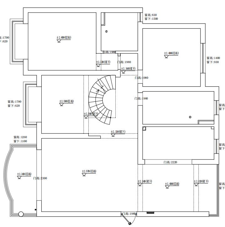 蓮宏苑原房屋戶型圖